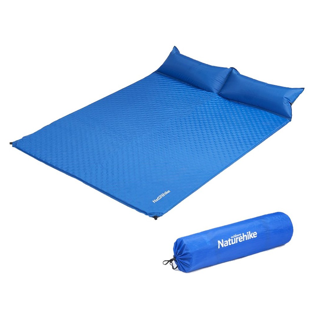 Đồ cắm trại nệm đôi tự bơm phồng Naturehike NH18Q010 nhỏ gọn tiện lợi chống thấm nước du lịch dã ngoại A351