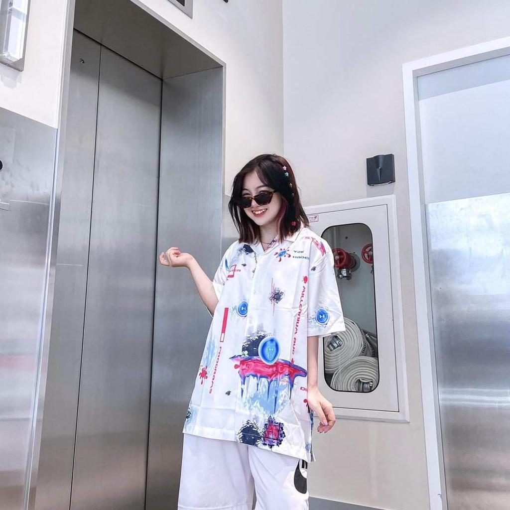 Áo sơ mi nam nữ in hình SYS HADES cực hot