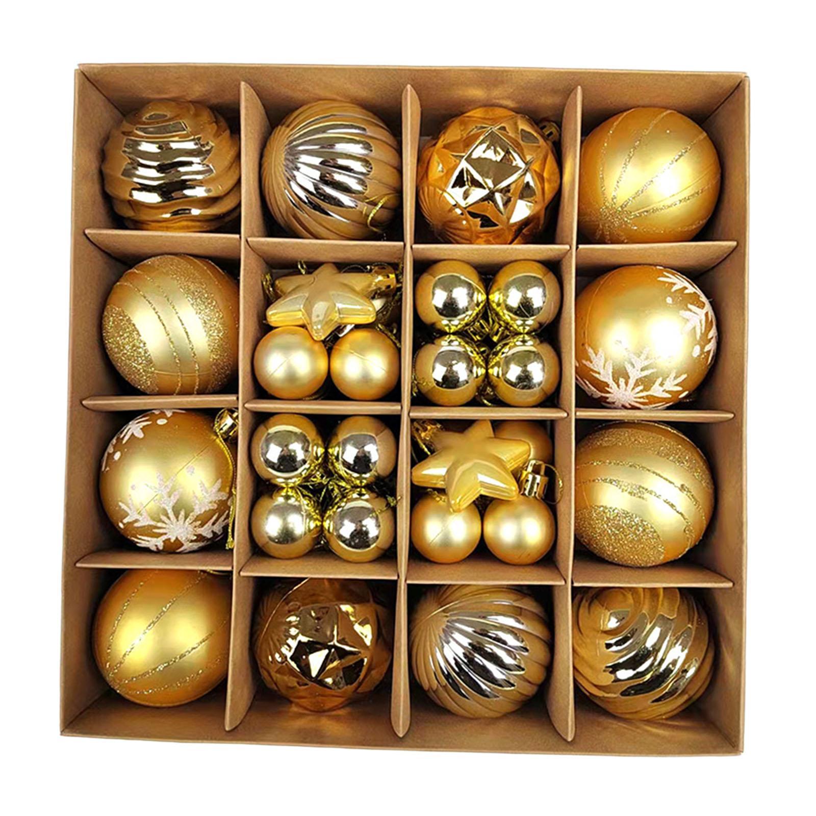 184x Christmas Balls Ornaments Decoration for Home Holiday Wedding