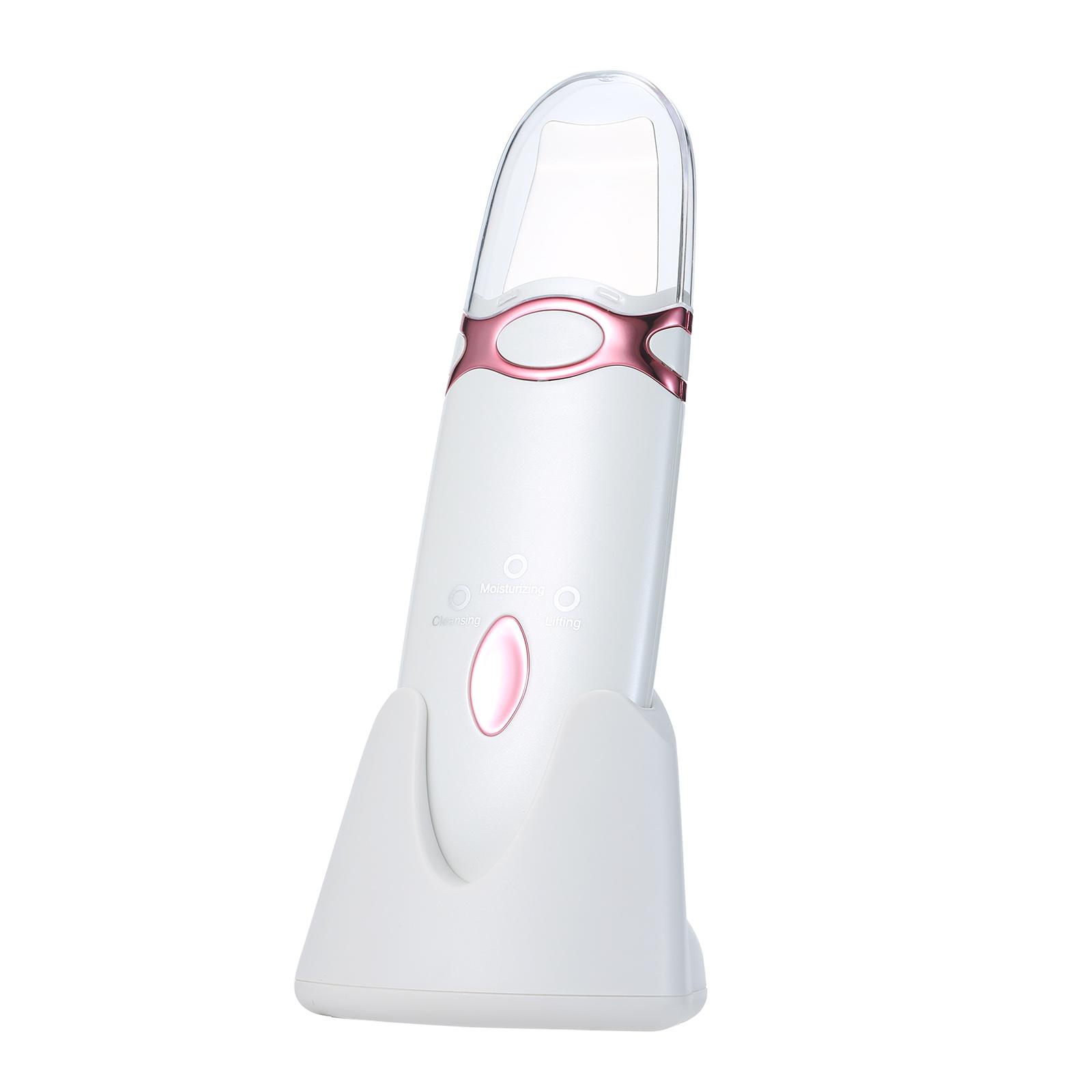 Máy điện di massage mặt, loại bỏ tế bào chêt, nâng cơ mặt,có 3 chế độ, chạy bằng điện