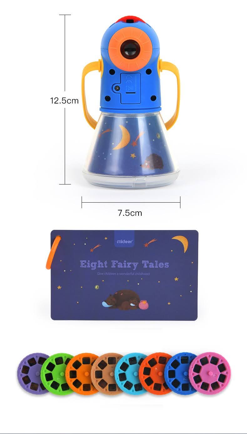 Đèn Pin Kể Chuyện Mideer Md1103 - Storybook Torch - Tặng kèm tập lời câu chuyện tiếng Việt