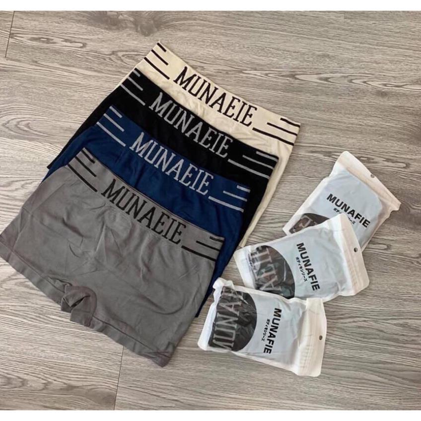 Quần Lót Nam Boxer Dệt Kim Co Giãn 4 Chiều Túi Zip Sang Trọng - MINHSTORE