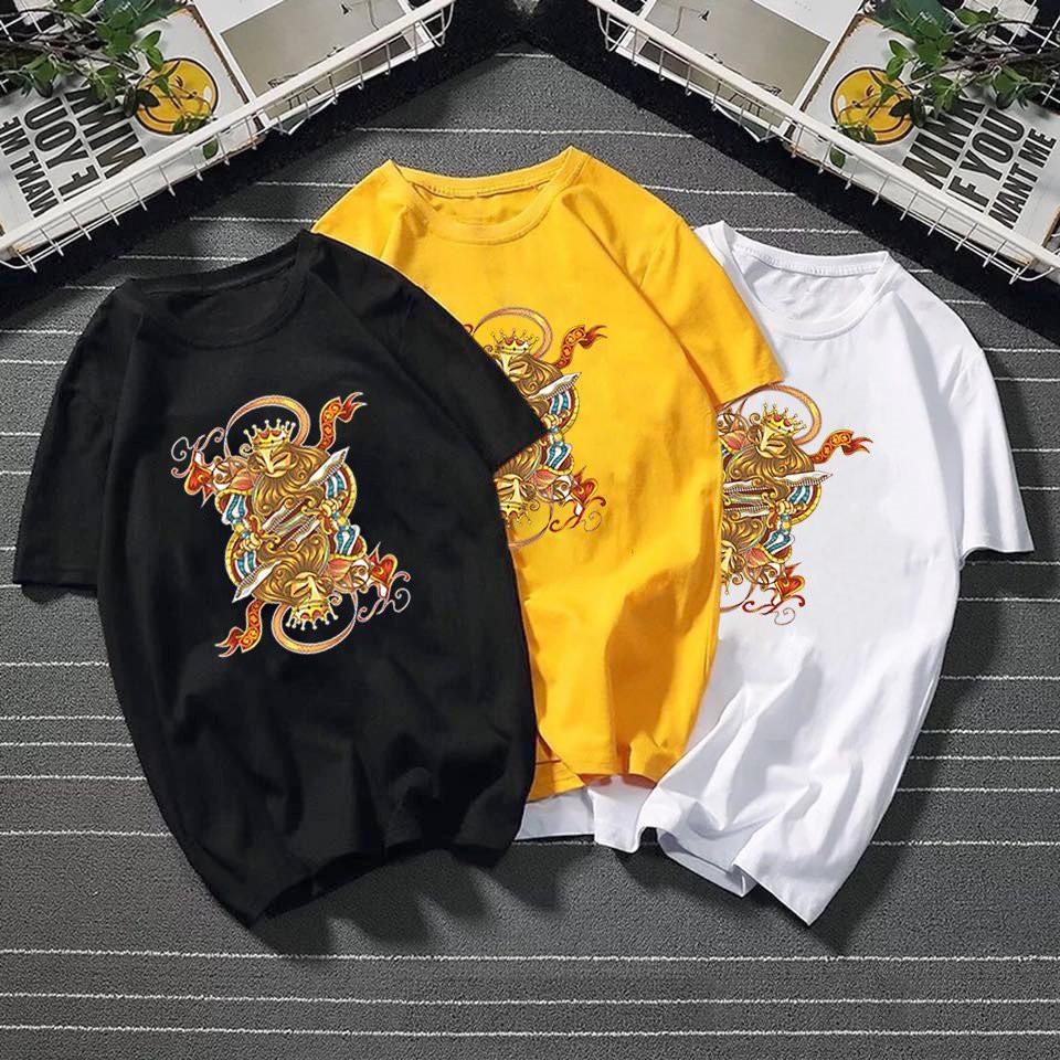 Áo thun nữ form rộng in hình họa tiết hoạt hình vải dày mịn TEEW451