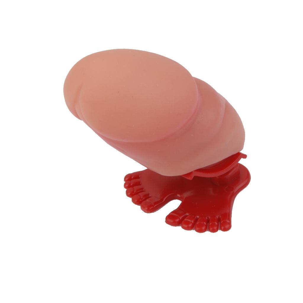 3x Penis Wind Up Jumping Pecker Joke Gag Prank Hen Party Favors Accessories