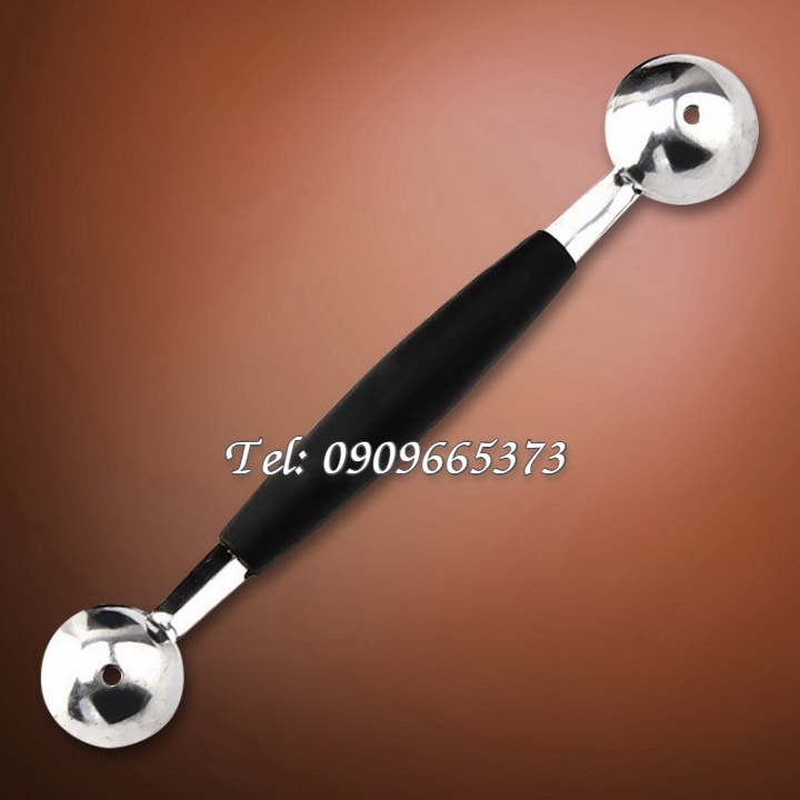 Muỗng 2 đầu múc rau câu 3D, múc trái cây – Mã số 1622