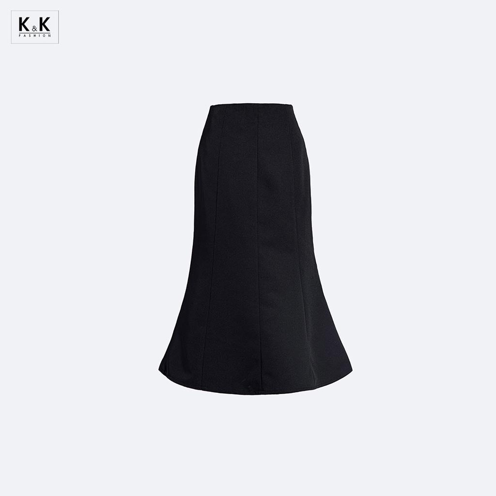 Chân váy đuôi cá dáng ôm K&amp;K Fashion CV05-35 Chất Liệu Tafta Silk