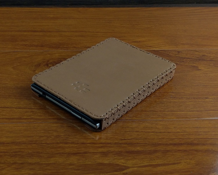 Bao Da Rút cho Blackberry Passport, Silver, AT&T dạng hộp da bò