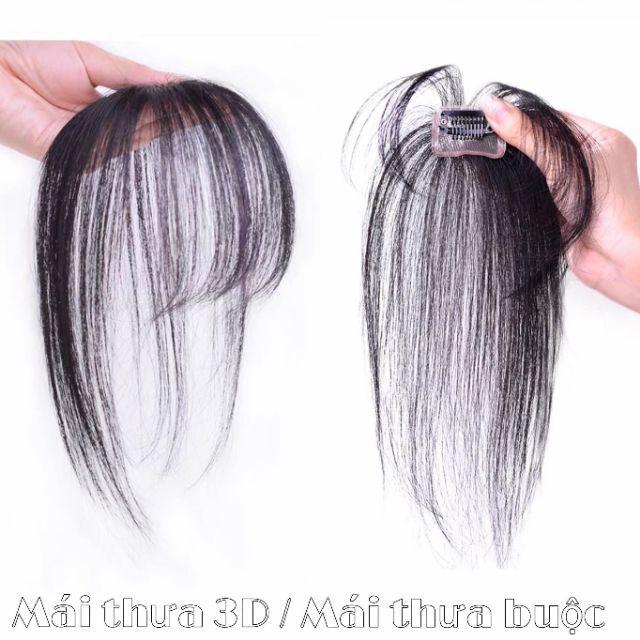 Tóc giả nữ cao cấp ️️ ️️ tóc mái thưa che hói 3D