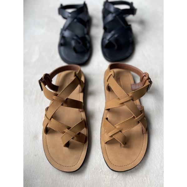 Sandal Nam Nữ JOURNEY Dây Kẹp Basic Unisex Chất Liệu Da Cao Cấp
