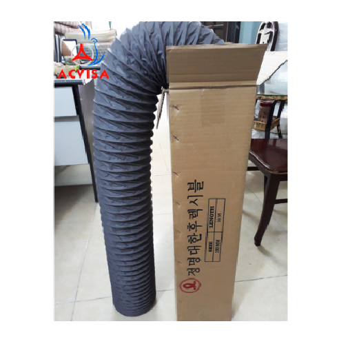 Ống gió mềm vải Tarpaulin 1P Ø150mm loại không bảo ôn 10 mét/ cuộn