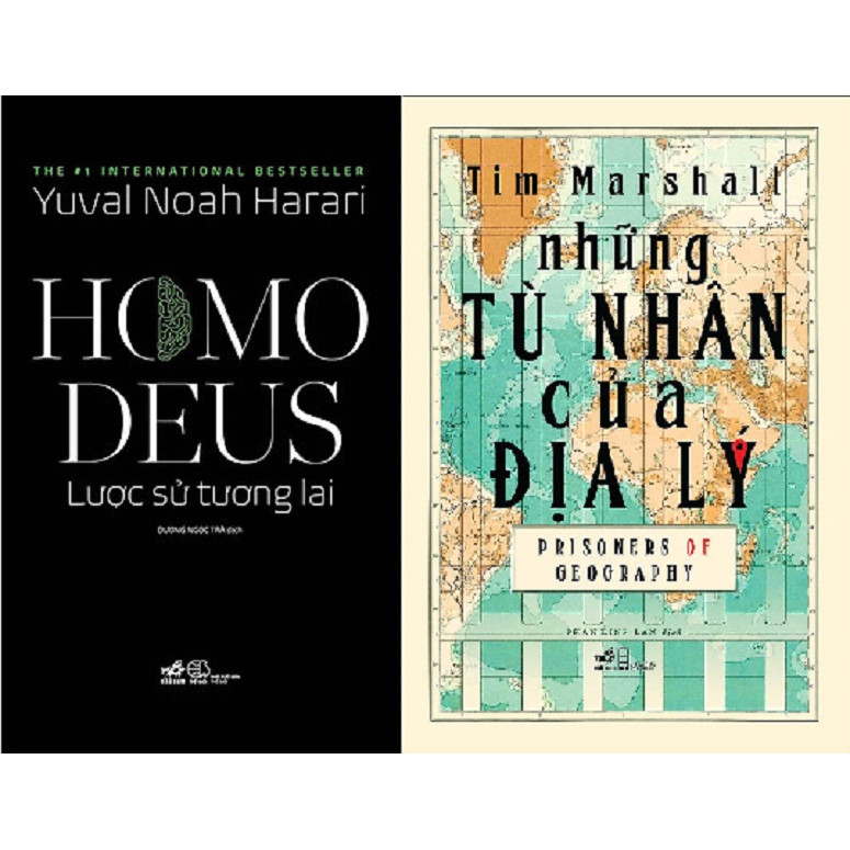 Combo Sách - Những Tù Nhân Của Địa Lý + HOMO DEUS: Lược Sử Tương Lai