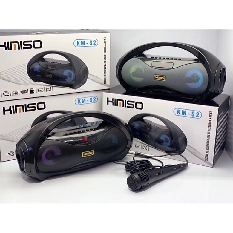 Loa Bluetooth Kimiso KM-S2 Kèm míc Hát Karaoke- Hàng Chính Hãng