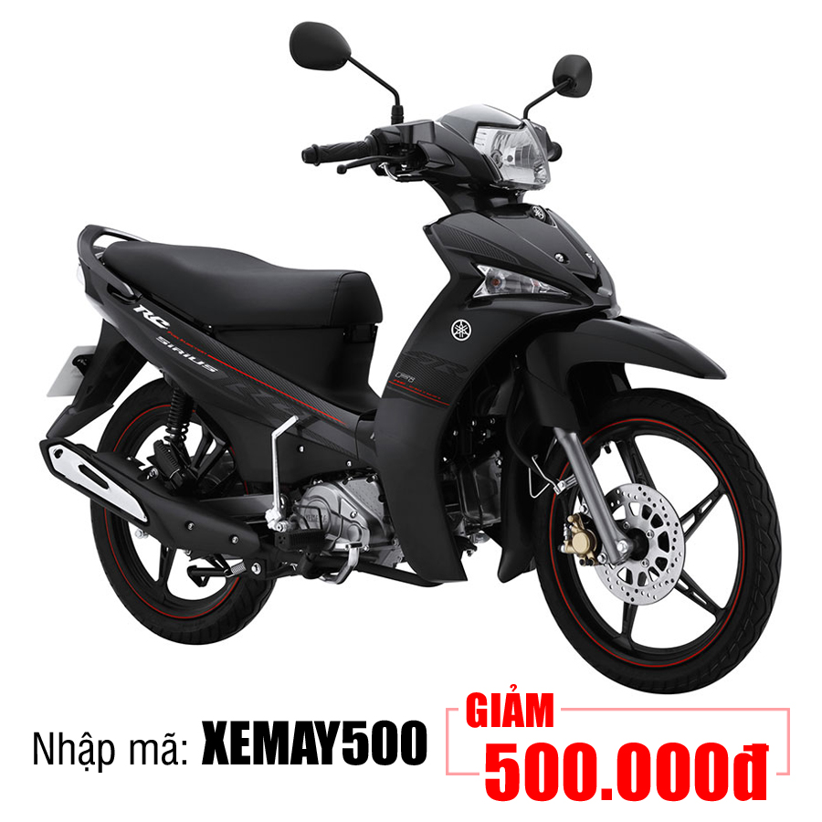 Xe Máy Yamaha Sirius Vành Đúc - Đen