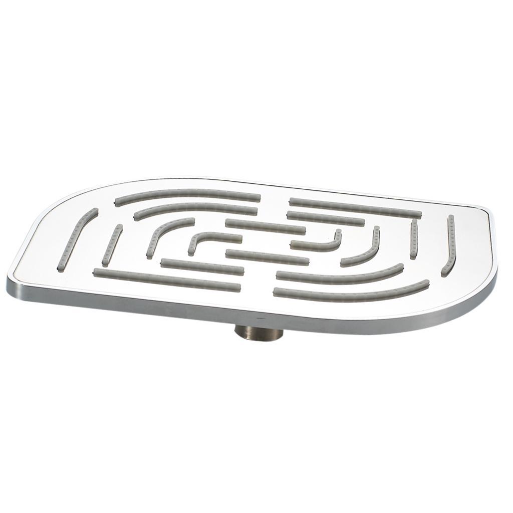 Marine High Flow Leaf  8" High Pressure Waterfall Stainless Steel