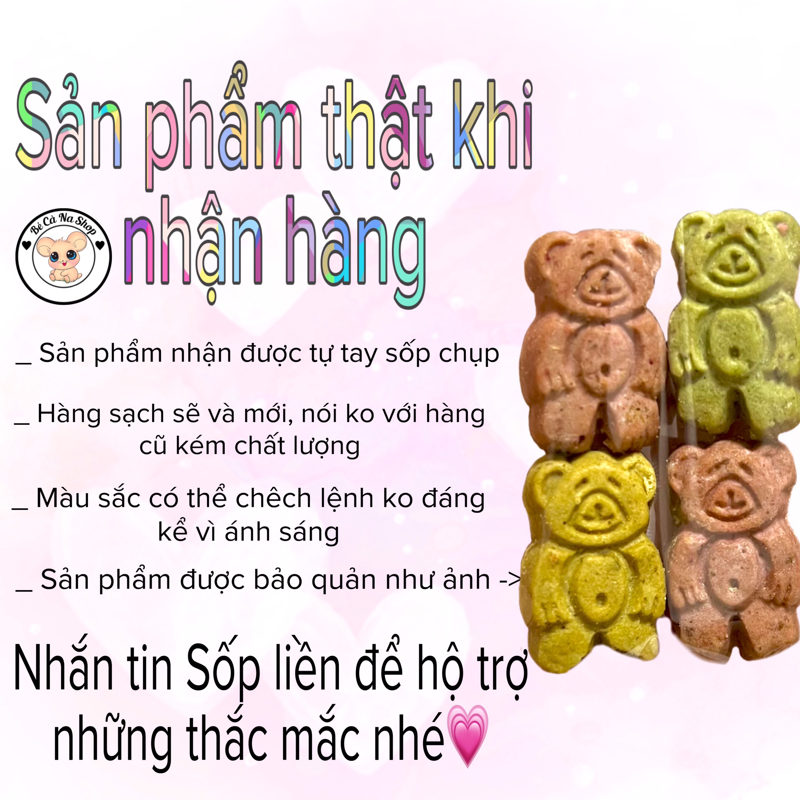 Bánh gấu thịt hầm canxi , thức ăn dinh dưỡng cao cho hamster thỏ bọ sóc chinchilla...