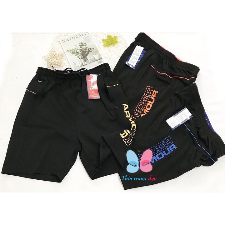 Quần đùi nam từ 50-65kg Quần sọt short lửng nam vải thun lạnh dày - hàng tốt dáng suông - QN48