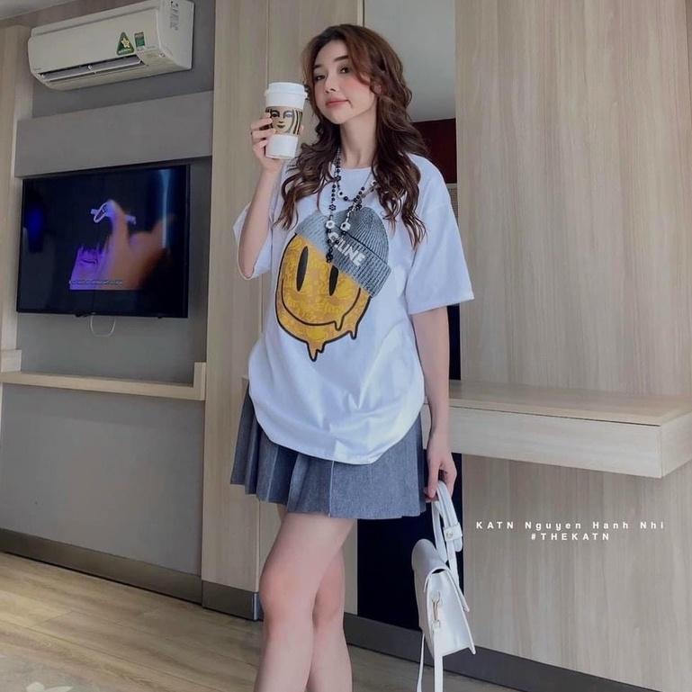 Áo thun unisex Be Yourself size M L XL - MẶT CƯỜI ĐỘI NÓN LEN