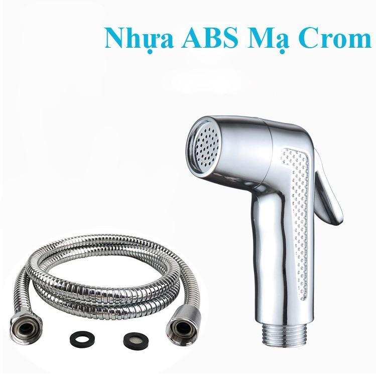 Bộ xịt vệ sinh bằng nhựa ABS mạ Crom chống xước siêu bền siêu mạnh giá tốt - Mẫu 1