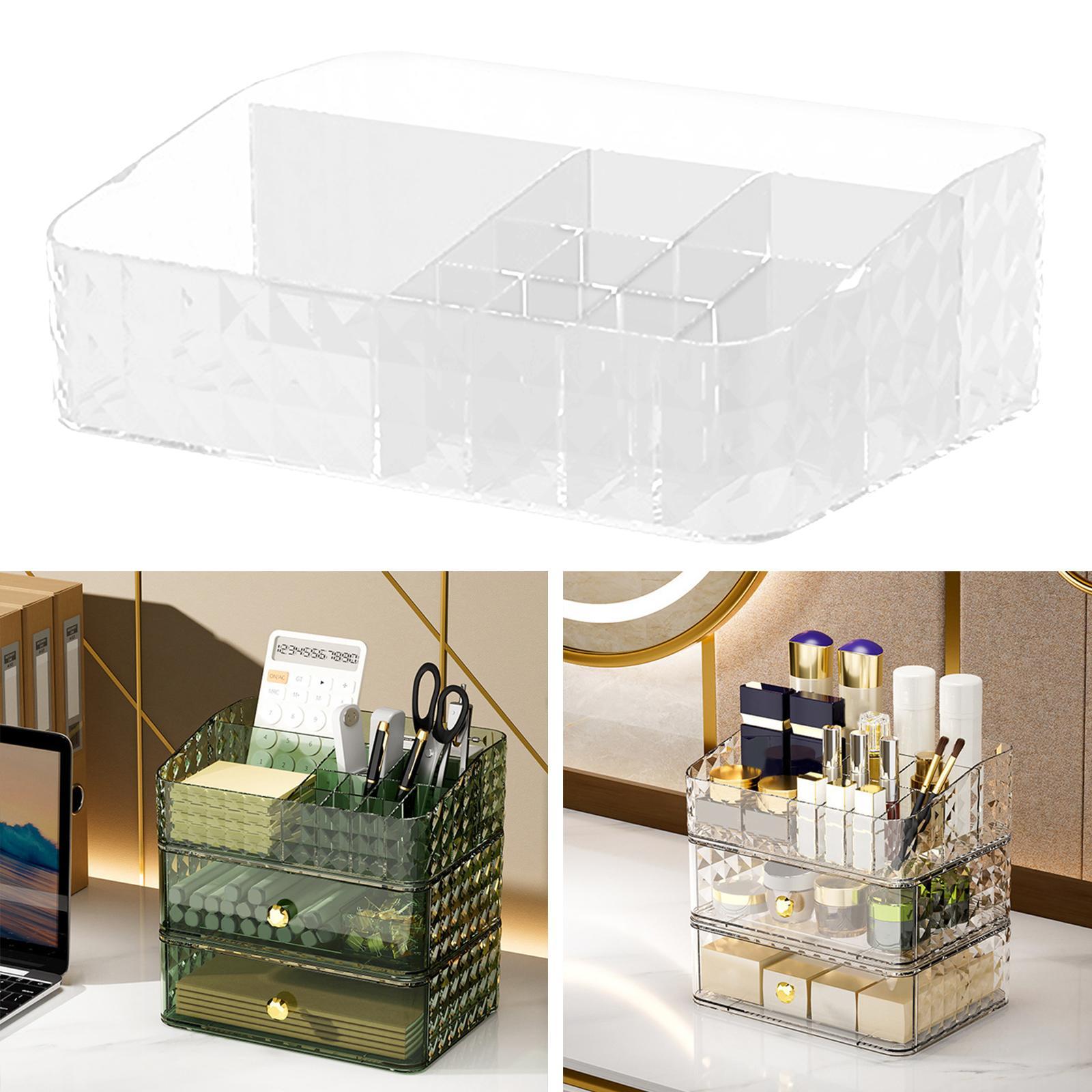 Bathroom Storage Box Cosmetics Case Organizer for Bedroom Office Home