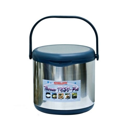 Nồi Ủ 6L Inox 304 Khaluck.Home 2 Tầng Lòng Nồi Đun Được Trên Mọi Loại Bếp Trang Bị Quai Xách Tiện Lợi -KL-711