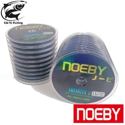 Dây Dù Câu Cá NOEBY Infinite II X8 Cao Cấp Màu Xanh Rêu dây PE câu lure siêu bền