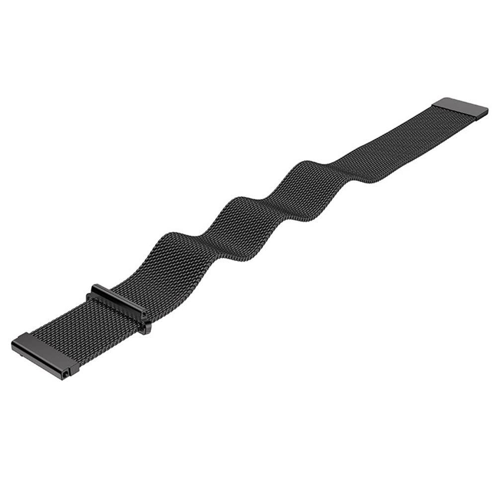 Vòng đeo tay đồng hồ từ tính 20 mm 20 mm, chiếc vòng đeo tay bằng kim loại vòng đeo tay dành cho nam giới, áo vòng tay Smartwatch được kết nối đồng hồ thông minh và đồng hồ đen truyền thống