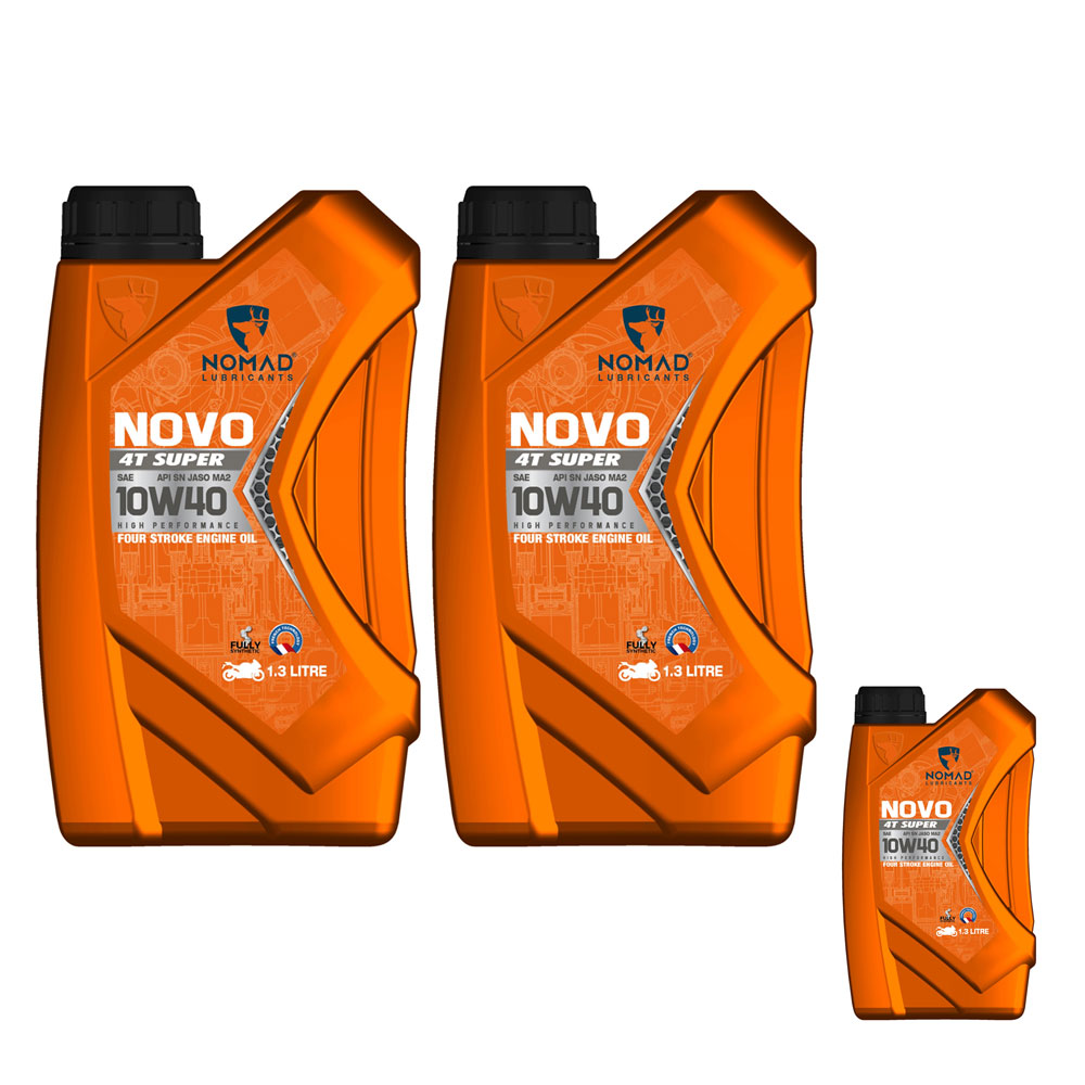 Combo 3 Chai Nhớt 1.3L NOMAD 5W40 SN Tổng Hợp Toàn Phần Cho Saitria/Raider Nhập Khẩu Chính Hãng