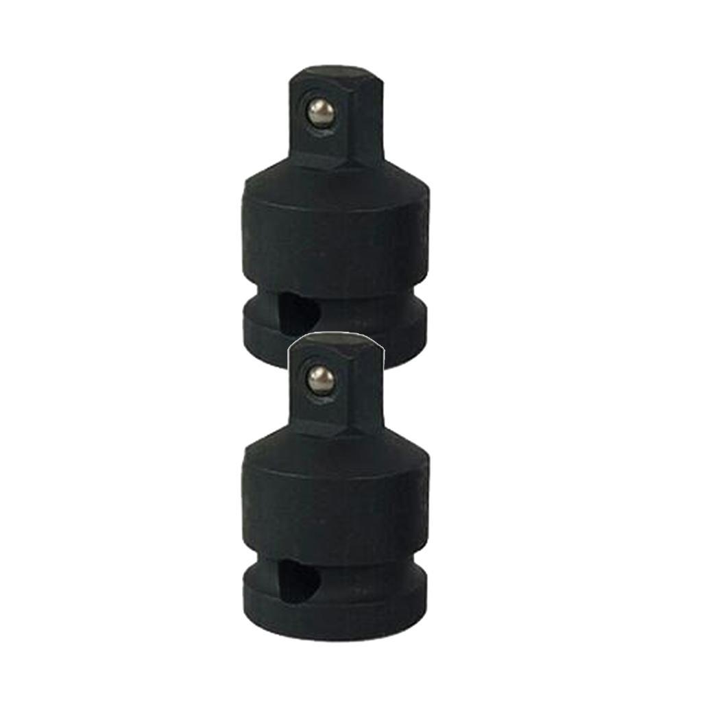 2Pcs 1/2-3/8" Ratchet Socket Adapter Reducer Converter Air Impact Wrench