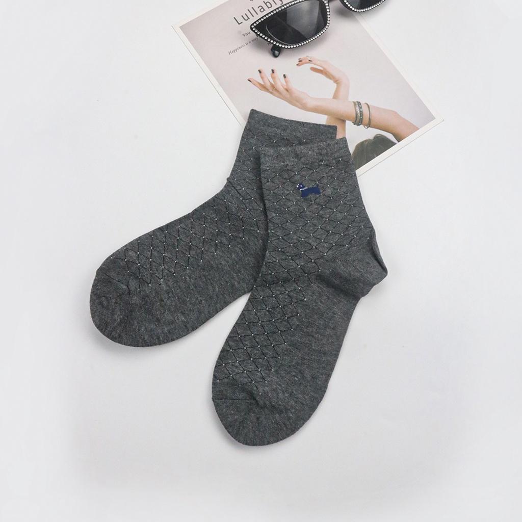Tất nữ trung cổ LUPERI SP12 chất cotton co giãn thấm hút mồ hôi kháng khuẩn an toàn cho da