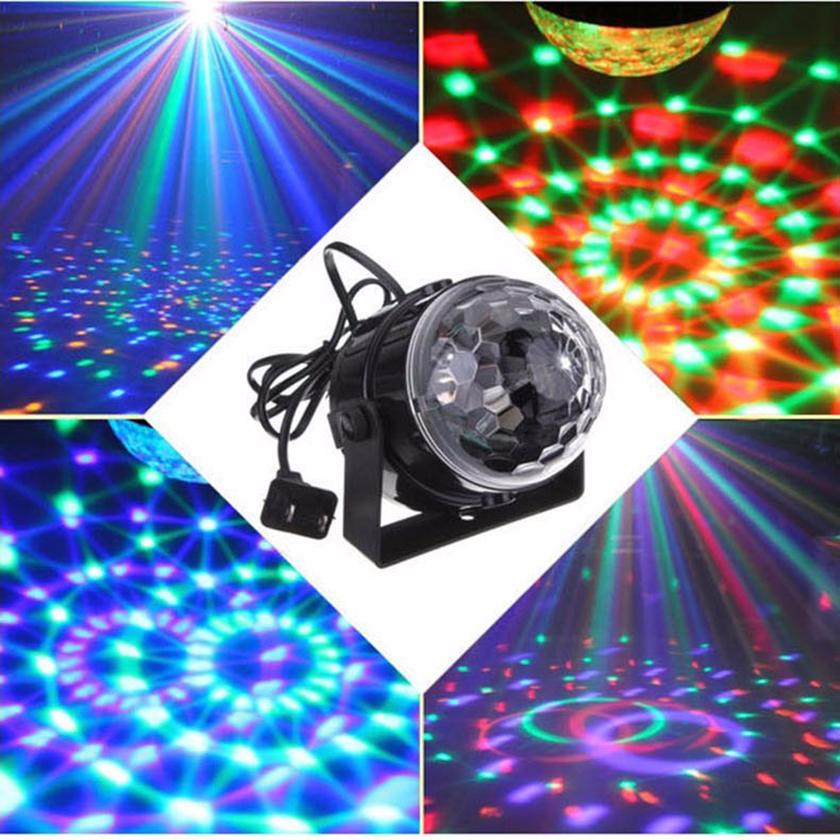 Đèn Led 7 Màu Vũ Trường Cảm Ứng Nhạc, Xoay 7 Màu Sân Khấu Chớp Theo Nhạc, Nháy Theo Nhạc, Chớp 7 Màu - Free Ship Toàn Quốc
