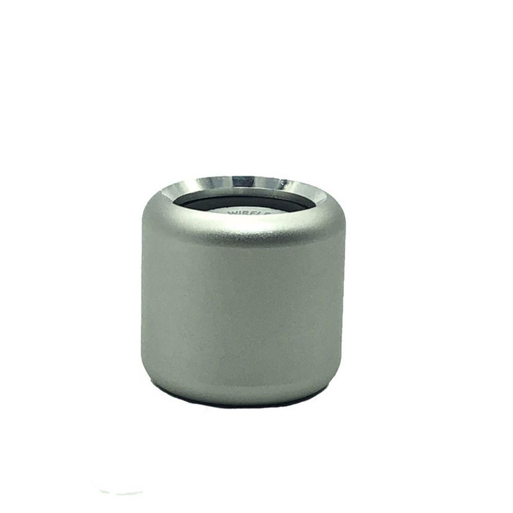 Loa siêu trầm không dây âm thanh nổi Hifi sáng tạo bằng kim loại Loa Bluetooth không dây Máy nghe nhạc Loa mini Màu sắc: Bạc