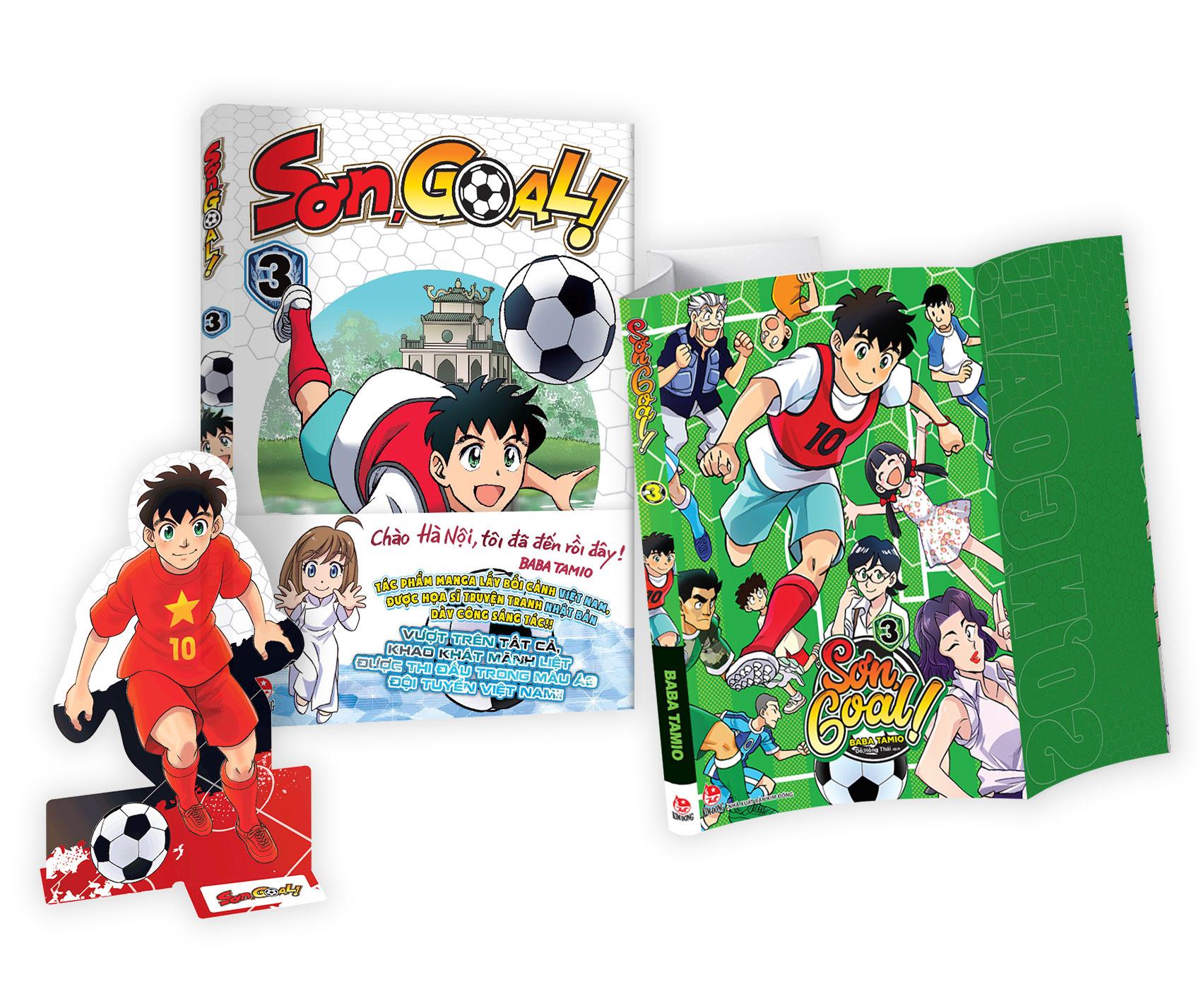 Sơn, Goal! - Tập 3 - Tặng Kèm Standee PVC + Obi + Bìa Áo Đặc Biệt