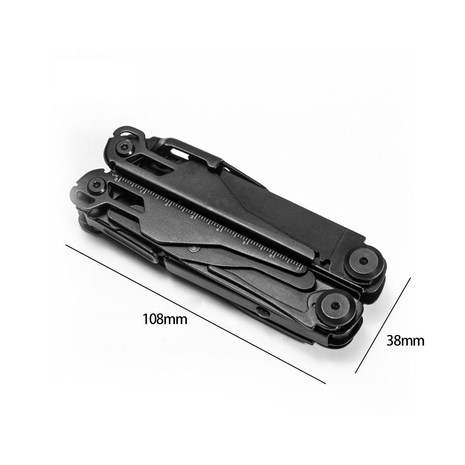 Multitool Pliers Screwdriver, Folding Pocket , Multi Tool Birthday Gift, Multifunctional Tool Bottle Opener Scissors for Survival Outdoor