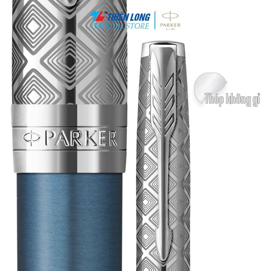 Bút bi cao cấp Parker SON X-Metal - Thép không gỉ