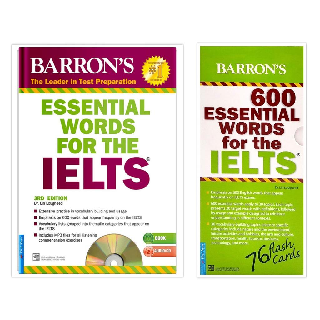 Barron's Essential Words For The IELTS (3rd Edition) + Flash Cards 600 Essential Words For The IELTS - Bản Quyền