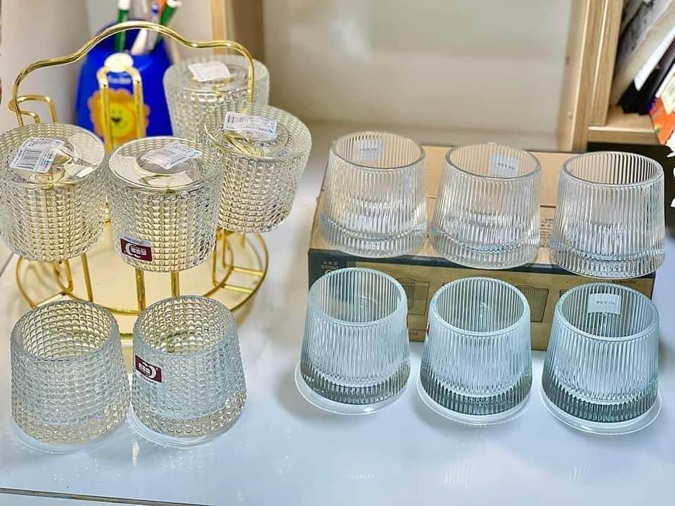 Bộ 6 Ly thuỷ tinh uống trà, cafe , rượu (giao ngẫu nhiên- AVN26