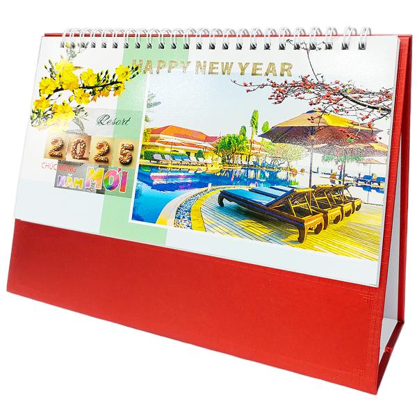 Lịch Bàn Chữ A 2025 - Resort - 2025-VK
