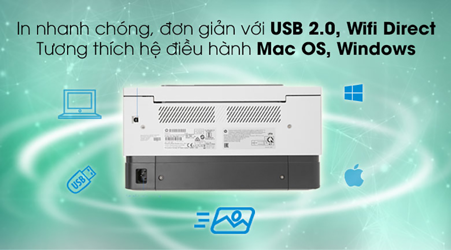 Máy in Laser HP Neverstop 1000W - Hàng Chính Hãng