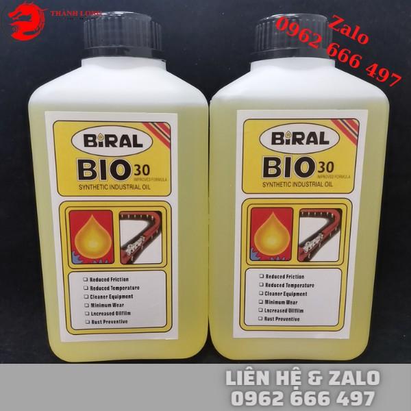 Dầu Biral Bio 30 , dầu xích chịu nhiệt cao