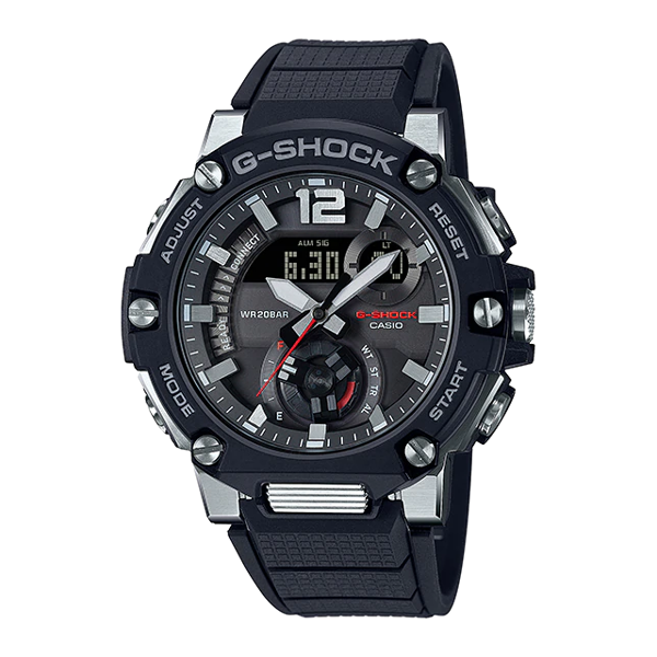 Đồng Hồ Nam Dây Nhựa Casio G-Shock GST-B300-1ADR Chính Hãng - Lõi Carbon - Bluetooth - Năng lượng mặt trời - GST-B300-1A G-Steel