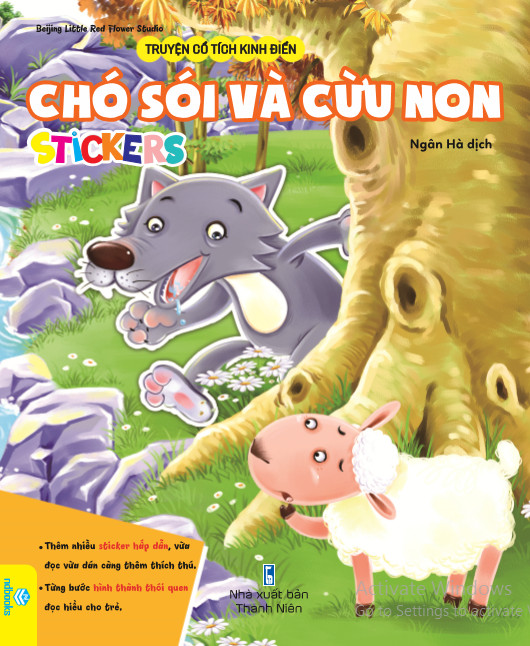 Sách - Combo 8 Cuốn Truyện Cổ Tích Kinh Điển Stickers - Ndbooks