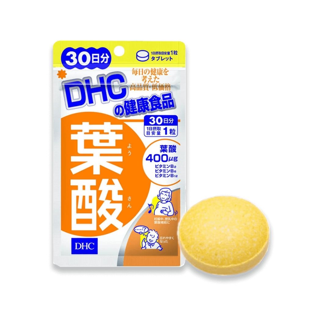 Combo Viên Uống DHC DHA Bổ Não, Folic Acid Và Calcium+CBP Bổ Sung Dinh Dưỡng Cho Mẹ Bầu - 30 Ngày