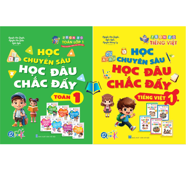 Sách - Bộ Sách Nâng Cao Lớp 1 - Đọc Mở Rộng, Học Chuyên Sâu, Giải Toán Có Lời Văn, Để Giỏi Toán