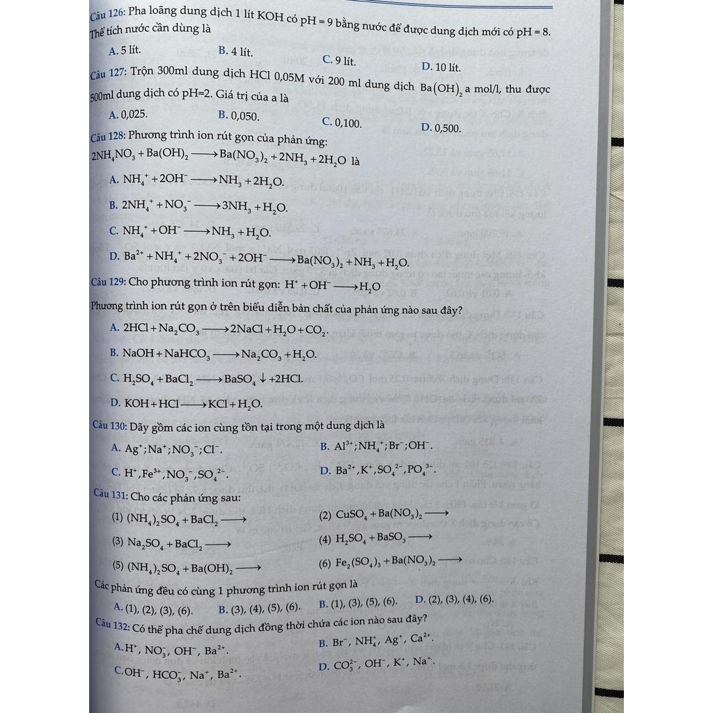 Hóa lớp 11 - Sách Học giỏi không khó môn Hóa lớp 11, bứt phá 9,10 điểm - Nhà sách Ôn luyện