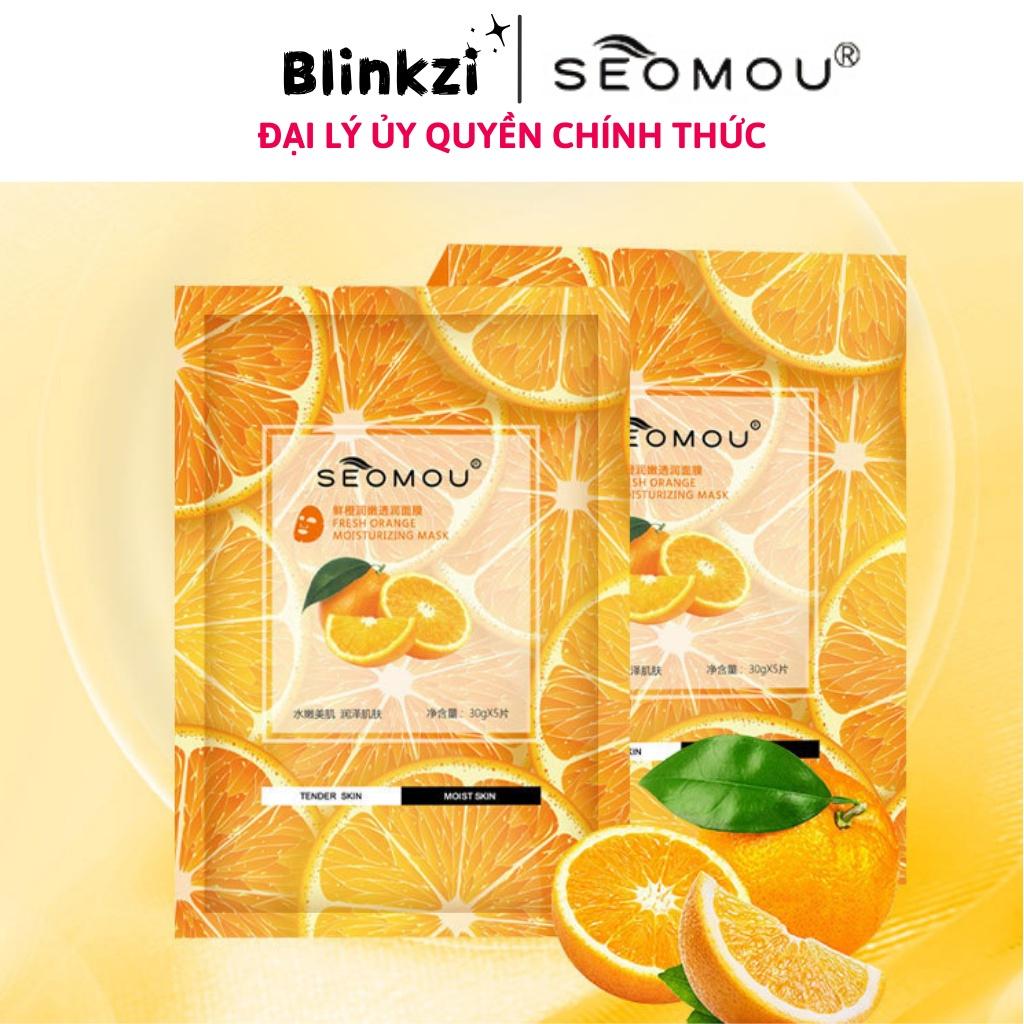 Combo 10 Mặt Nạ Trái Cây SEOMOU Dưỡng Ẩm Trắng Da