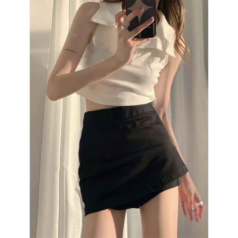 Quần váy kaki lưng chun