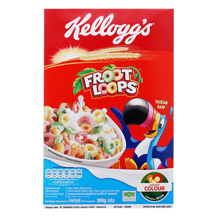 Ngũ Cốc Ăn Sáng Kellogg's Froot Loops  300g