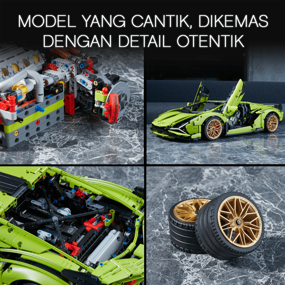 LEGO Technic Siêu Xe Lamborghini Sian FKP 37 42115 (3696 mảnh ghép)