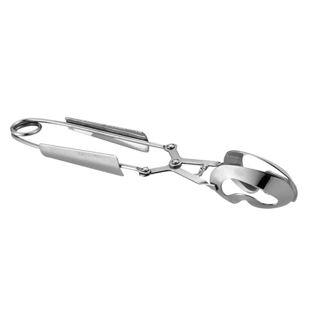 Escargot Tongs Ốc Sên Lưỡi Thép Không Gỉ Công Cụ Nấu ăn Nhà Bếp Nặng