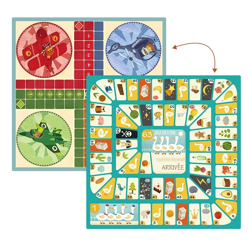 Đồ chơi gỗ trẻ em Cờ thông minh Ludo Trip - Chính hãng Mideer